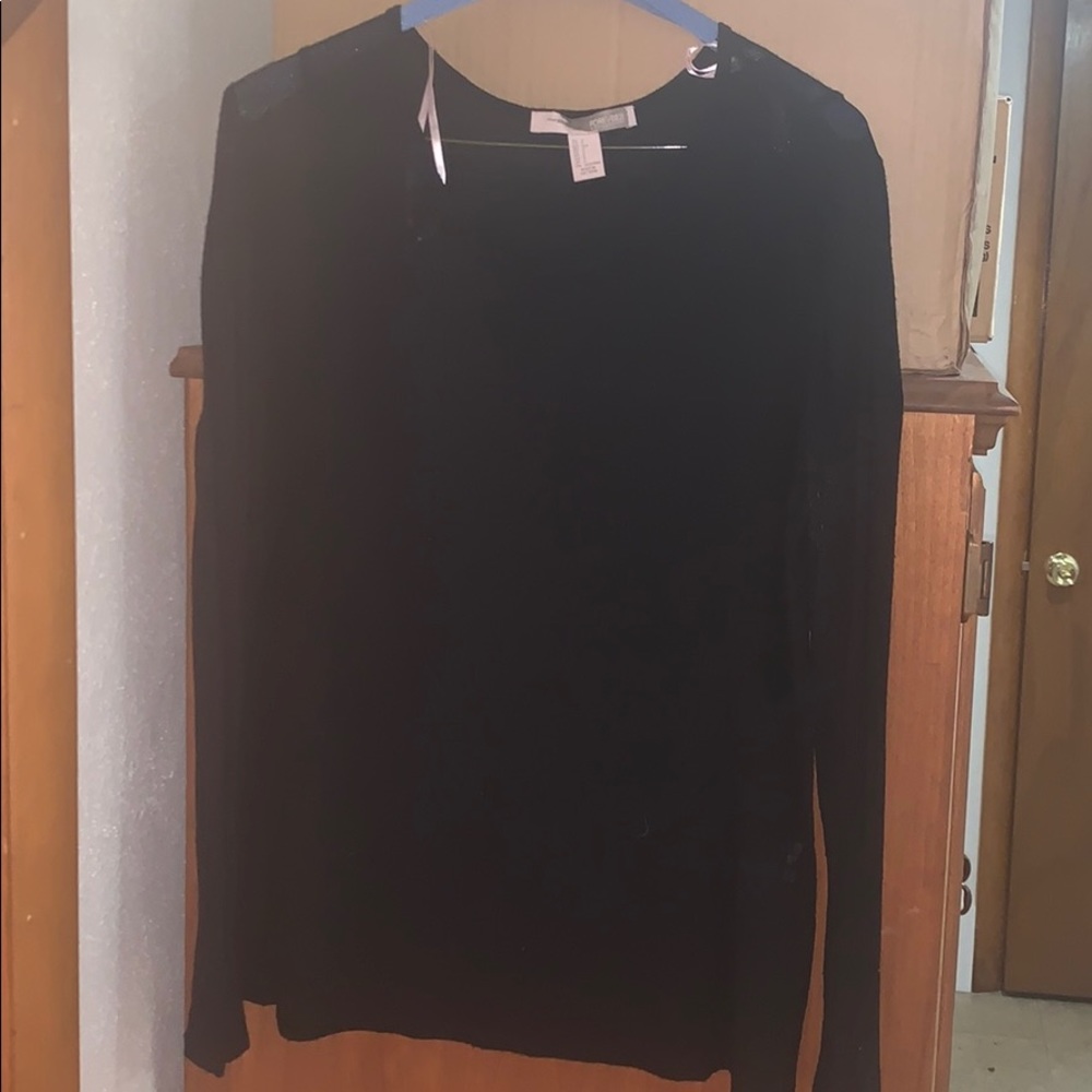 F21 black long sleeve